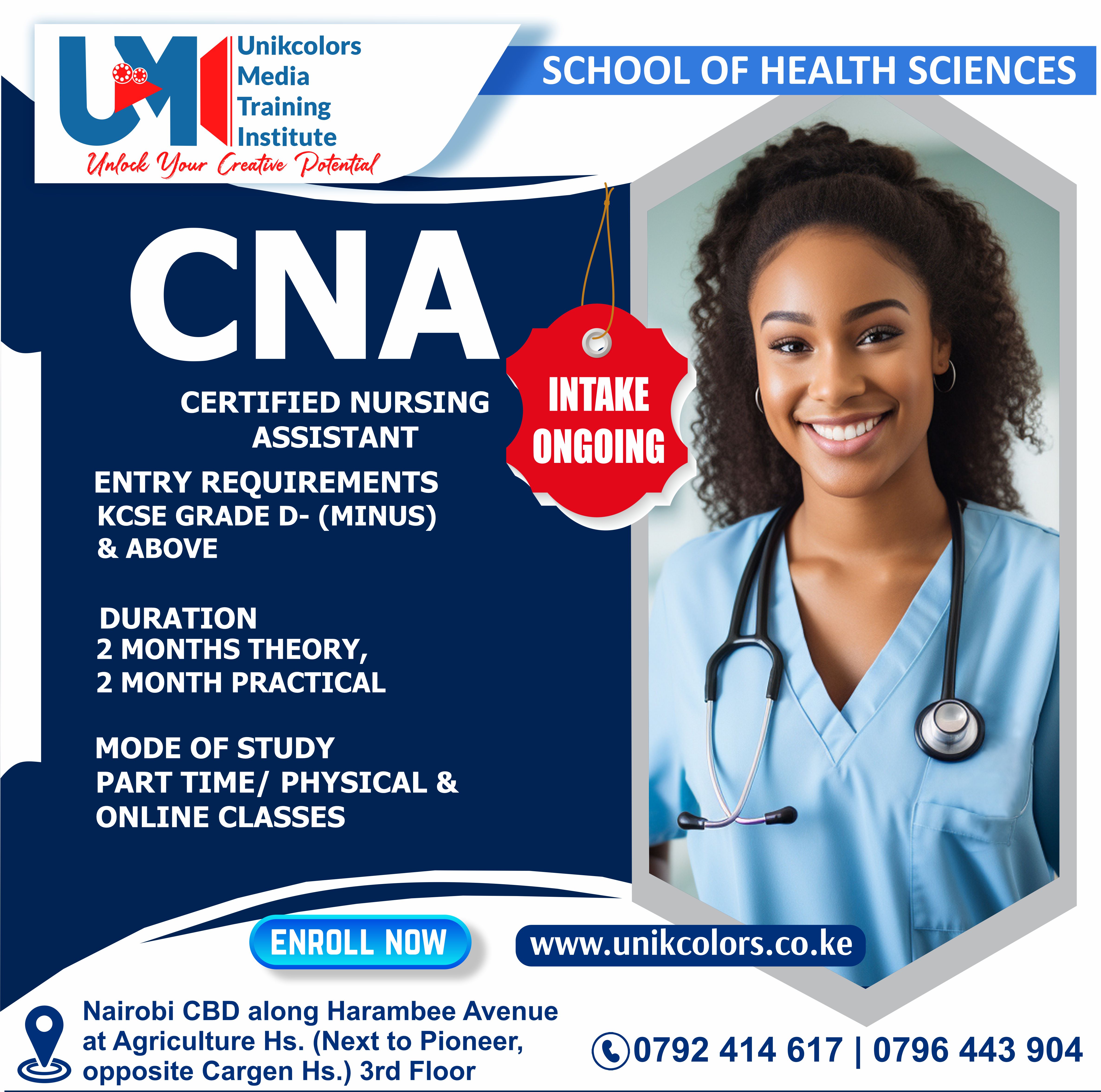 CERTIFIED NURSING ASSISTANT - CARE GIVER COURSE